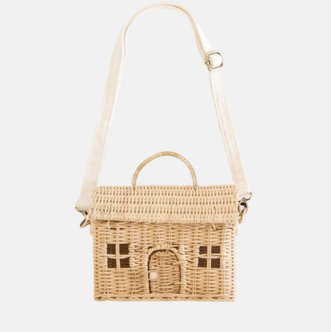 Olli Ella Rattan Casa Bag