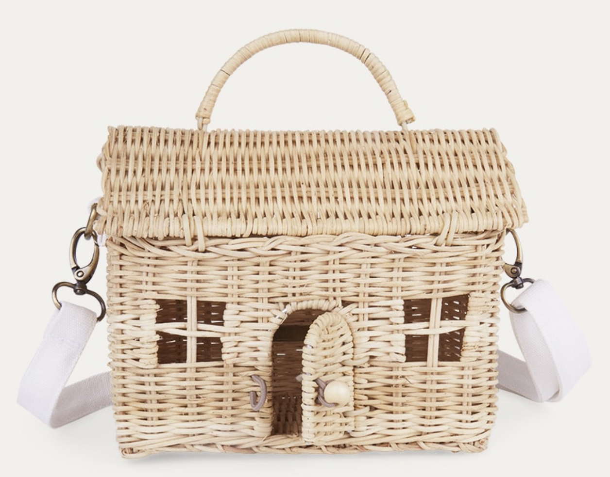 Olli Ella Rattan Casa Bag